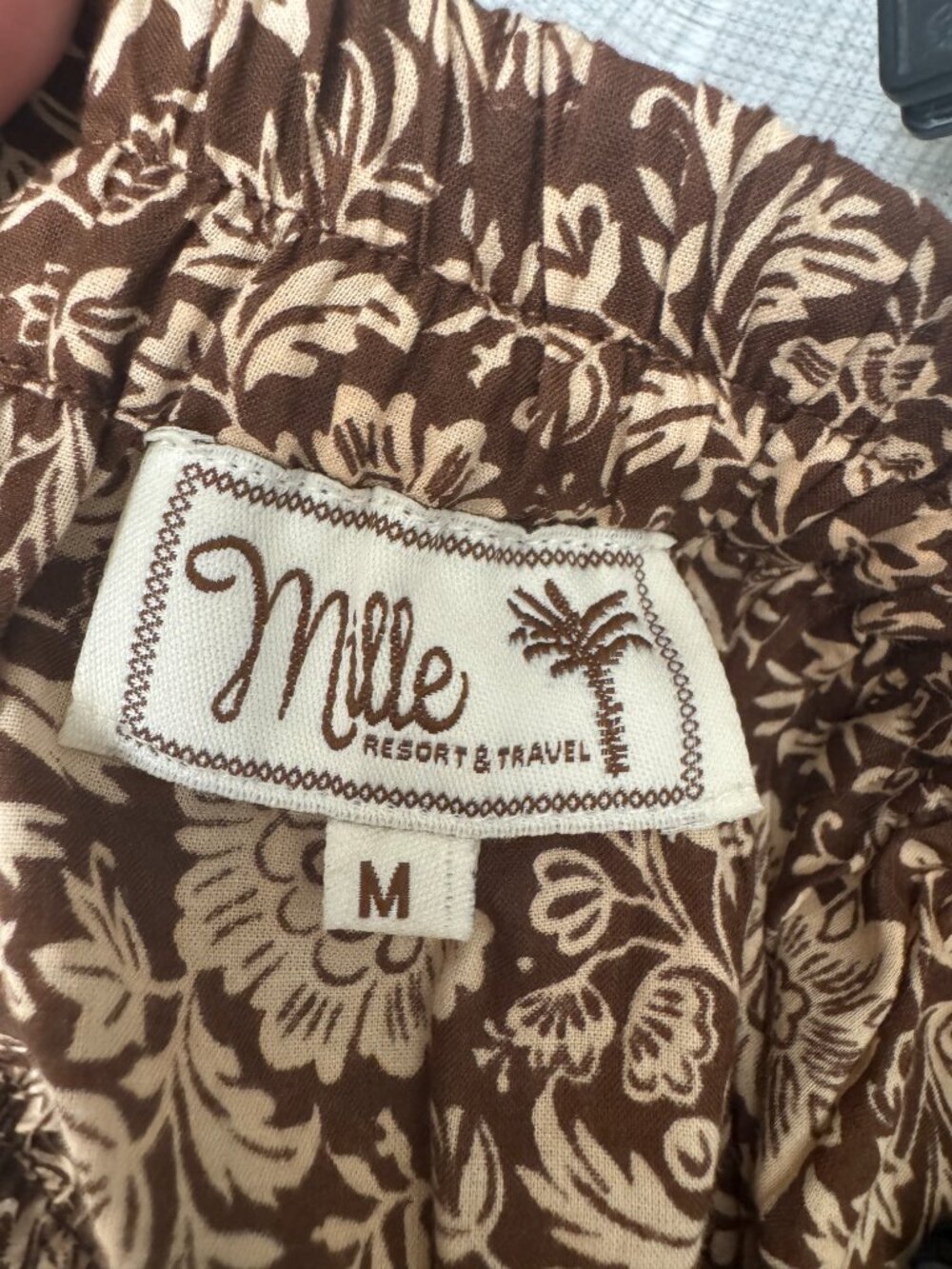 Mille Francois Skirt in Cocoa Floral Size Medium - Picture 3 of 3